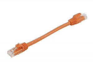 Monoprice 11210 Cat5e Patch Cable_ 6-inch Orange