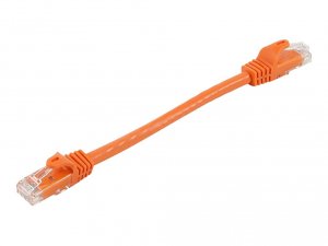 Monoprice 11210 Cat5e Patch Cable_ 6-inch Orange