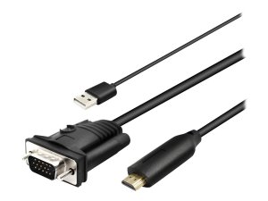 4xem 4XHDMIVGA10FTU 10ft Vga To Hdmi Adapter Cable