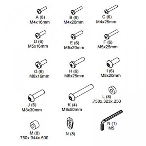 Chief FHBU Universal Hardware Kit