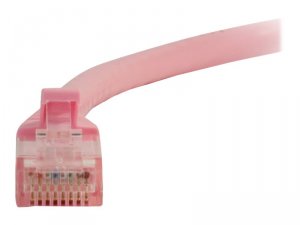 C2g 50861 7ft Cat6a Pink Snagless Utp