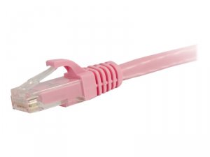 C2g 50861 7ft Cat6a Pink Snagless Utp