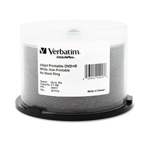 Verbatim 95037 Azo Dvd+r 4.7gb 16x With Branded Surface - 50pk Spindle