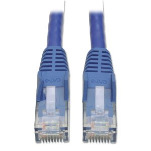 Tripp N201-025-BL 25ft Cat6 Gigabit Snagless Molded Patch Cable Rj45 M