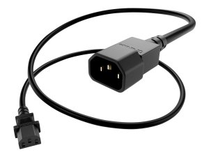 Unc PWCD-C13C14-15A-06F-BLK Power Cord C13 - C14, 14awg, 15amp, 250v, 