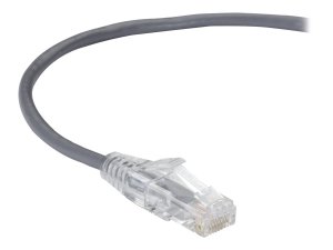 Black C6PC28-GY-03 Slim-net Cat6 250-mhz 28-awg Stranded Ethernet Patc