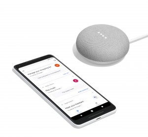 Pc GA00210-US New Google Home Mini 1st Gen Smart Speaker With Google A