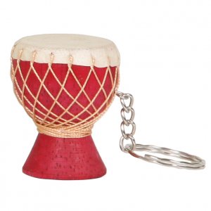 X8 X8-KEYCH-RD Djembe Keychain, Red