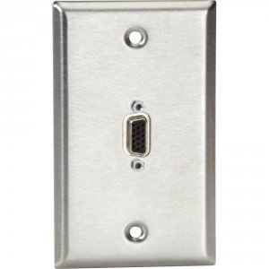 Black WPVGA02-R2 Wallplate Ss, Vga Female To Vga Male