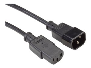 Black EPXR25 Extension Power Cord Iec C13 To Iec C14 2-ft. 0.6-m