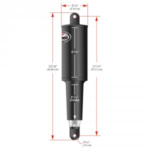 Lenco 15061-001 101 Standard Actuator - 24v - 2-14