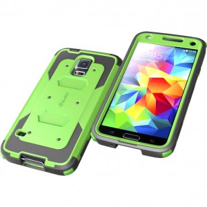 I S5-ARMOR-GREEN Galaxy S5 Armorbox W Screen - Green