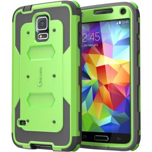 I S5-ARMOR-GREEN Galaxy S5 Armorbox W Screen - Green