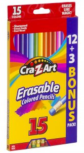 Larose 1045948 Pencil,123 Erase Col,ast