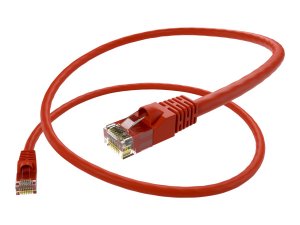 Unirise PC5E-75F-RED-S 75ft Red Cat5e  Patch Cable, Utp, Snagless