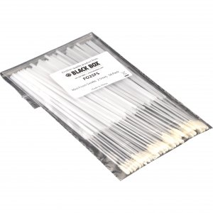 Black FO25FS Mini Foam Swabs, 25 Mm, 50 Pack