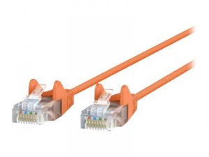 Belkin CE001B50-ORG-S 50ft Cat6 Utp Patch Cbl Snagless Org