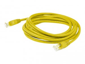 Addon ADD-100FCAT6-YLW 100ft Rj-45 (male) To Rj-45 (male) Straight Yel