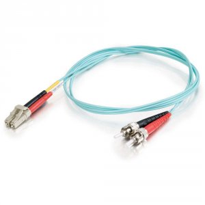 C2g 11014 10m Lc-st 10gb 50125 Om3 Duplex Multimode Fiber Optic Cable 