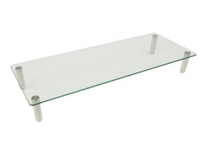 Mount-it! MI-7263 Mount-it Glass Monitor Stand 22in Wide