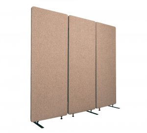 Luxor RCLM7266ZDS Reclaim Acoustic Room Dividers - 3 Pack In Desert Sa