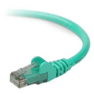 Belkin A3L980-09-GRN-S Cat6 Snagless Patch Cable  Rj45mrj45m; 9 Green