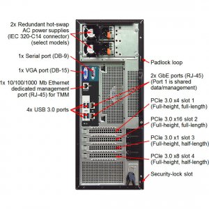 Lenovo 70TT0022UX Ts Ts460 E31270v6 121i Fd