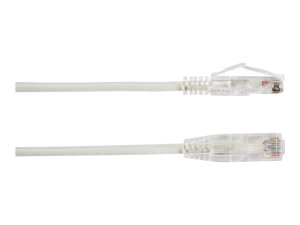 Black C6PC28-WH-15 Slim-net Cat6 250-mhz 28-awg Ethernet Patch Cable -