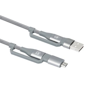 Manhattan 390606 4-in-1 Type-c Charging Cable