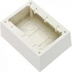 Panduit JBP3DWH Pan-way Power Rated Surface Mount Outlet Box