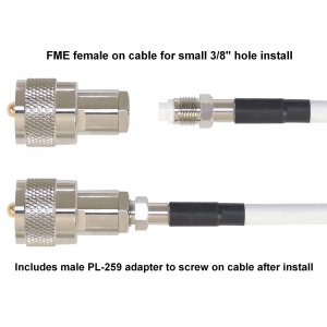 Siriusxm 1607-HC Tram(r) 1607-hc 46 Vhf Marine Antenna