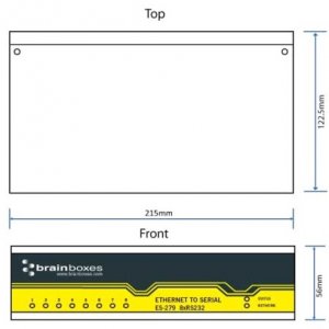 Brainboxes ES-279-X24M 8 Prt Ethernet To Serial Rs232