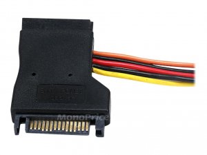 Monoprice 5184 Sata Power Y Cable 0.2meter 15pin