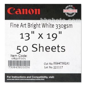 Canon 0850V071 Fine Art Bright White