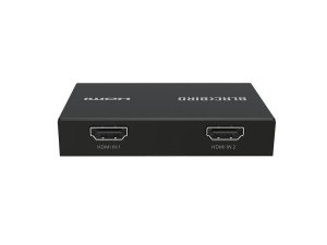 Monoprice 33416 Blackbird 4k 2x1 Hdmi Switch_ Ultra Slim_ Hdr_ Hdcp 2.