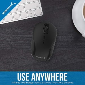 Sabrent MS-WSML Mini Travel 2.4ghz Wl Mouse