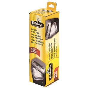 Fellowes 3605901 Shredder Bags (15 Bagsbox)