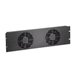 Chief NAF32QBA Quiet Fan Panel 3u 2 Fans 120