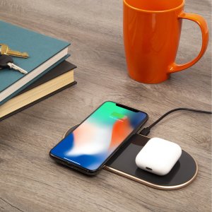 Buqu BQCH2QGD Dual Wireless Charging Pad Gld