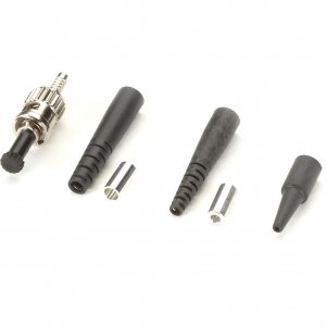 Black FOT203-R2 Fiber Optic Connector, Ceramic Ferrule,