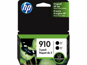 Original Hp 3JB40AN#140 Hp 910 Black Ink Crtg 2-pack