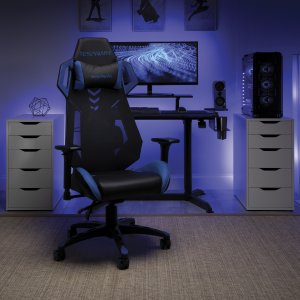 Ofm RSP-200-BLU Respawn Perform Mesh Back Gaming Chr Blu