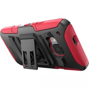 I M9-PRIME-RED Htc One M9 Prime Holster Case - Red