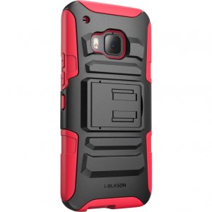 I M9-PRIME-RED Htc One M9 Prime Holster Case - Red