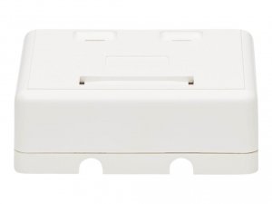 Tripp N082-002-WH Surface Mount Box For Keystone Jack 2pt