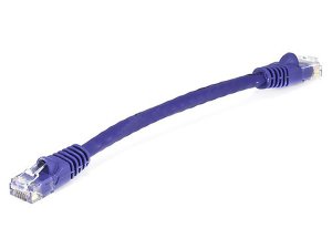 Monoprice 7503 Cat6  Utp  Cable_ 6-inch Purple