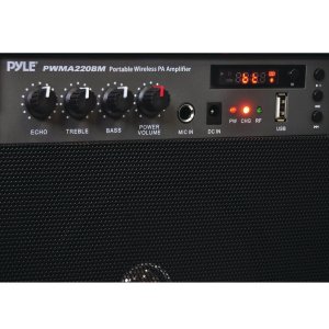 Pyle PWMA220BM Portable Karaoke Pa Amp-mic Sys