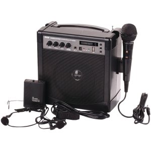 Pyle PWMA220BM Portable Karaoke Pa Amp-mic Sys