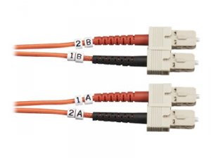 Black FO50-002M-SCSC Fiber Patch Cable 2m Mm 50 Sc To Sc