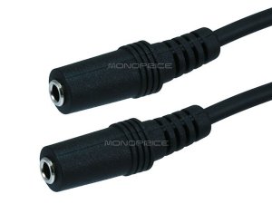 Monoprice 668 Stereo Plugtwo Stereo Jack Cable - 6ft